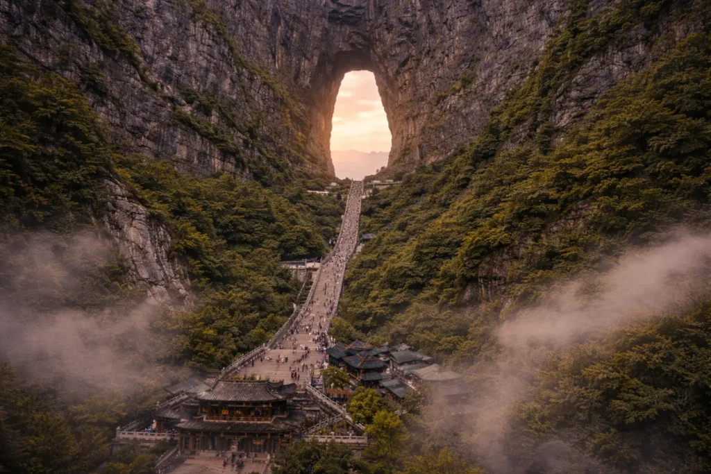 Tianmen-Berg und Himmelstor – Abreise