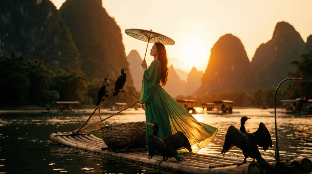 Xingping – Die Landschaft auf dem 20-Yuan-Schein