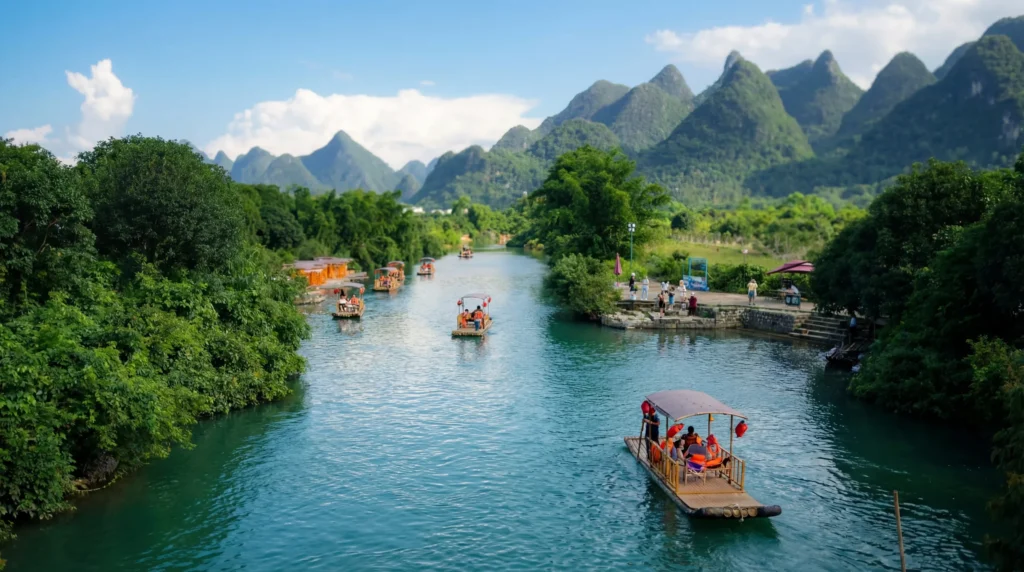 Xingping – Die Landschaft auf dem 20-Yuan-Schein