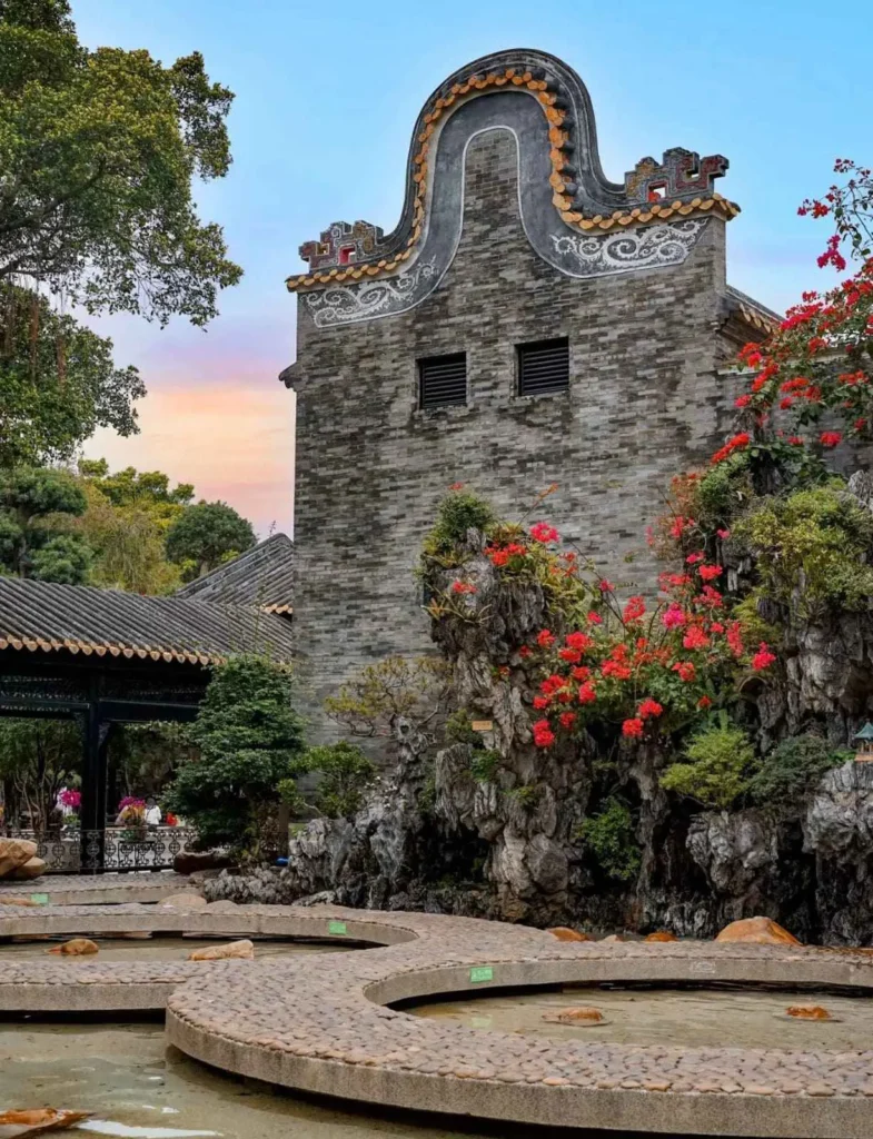 Lingnan Gardens, Shawan and Canton Tower