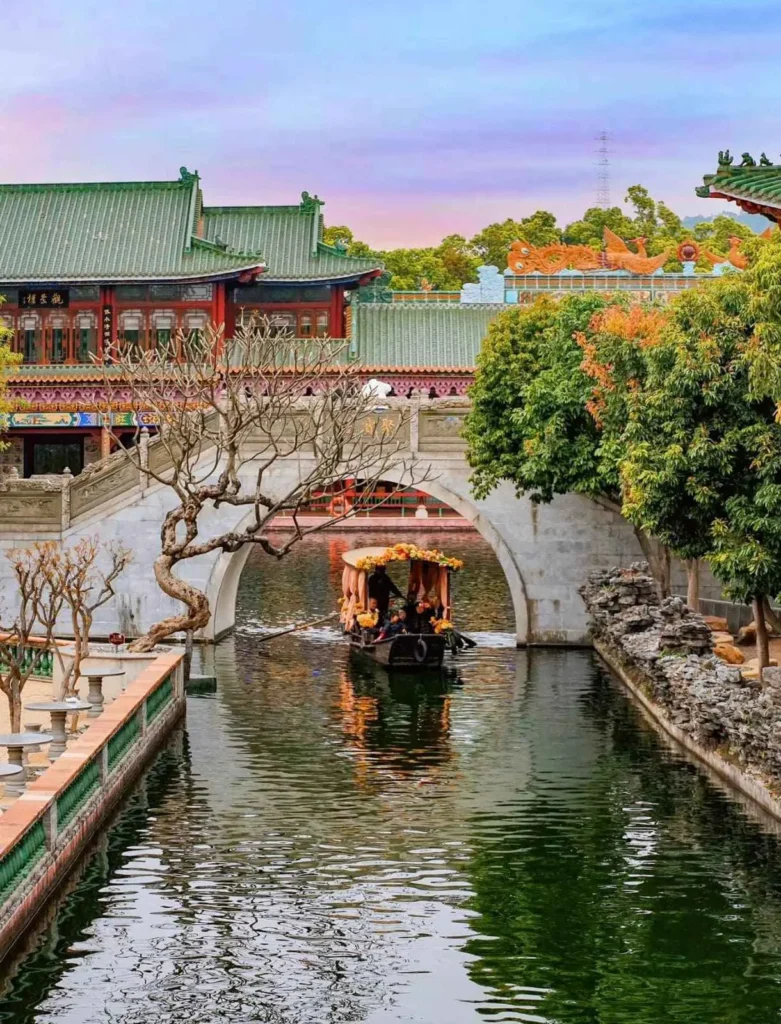 Lingnan Gardens, Shawan and Canton Tower
