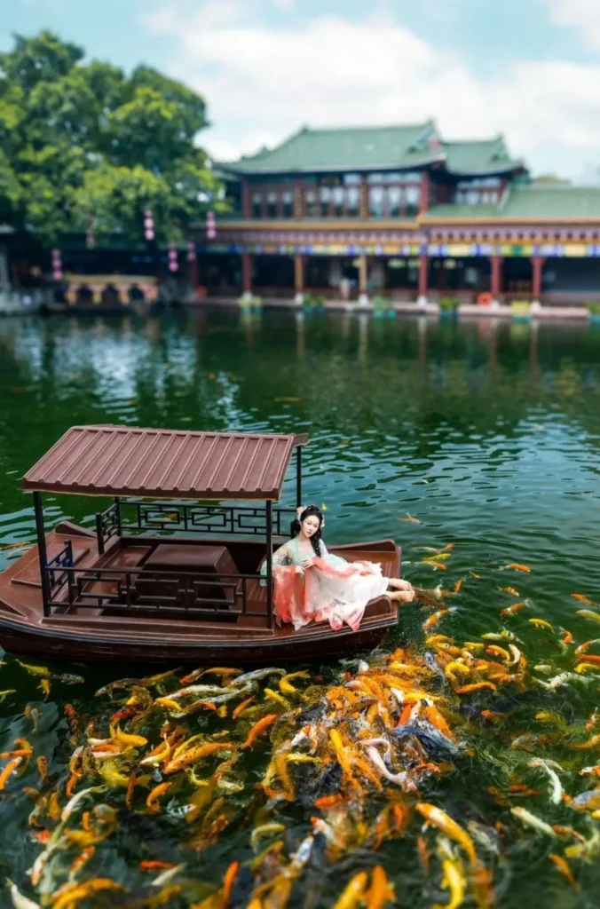 Lingnan Gardens, Shawan and Canton Tower
