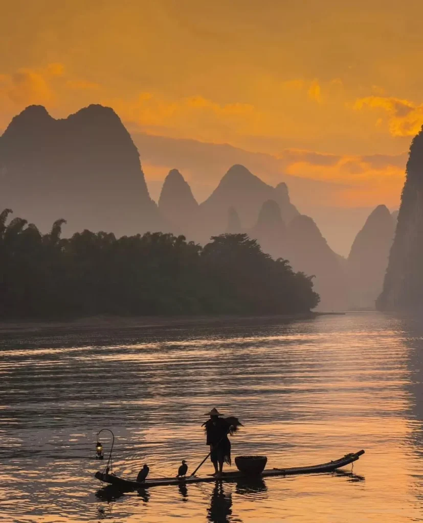 High-Speed Train to Xingping and the Li River