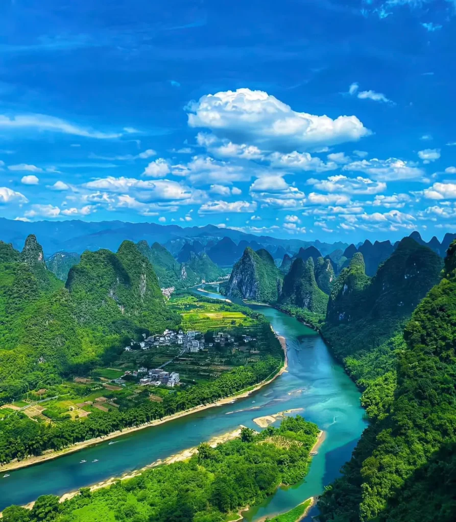 Xingping, Li-Fluss und Kormoranvorführung