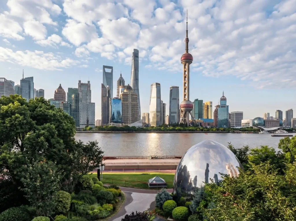 Oriental Pearl, the Bund and Yu Garden