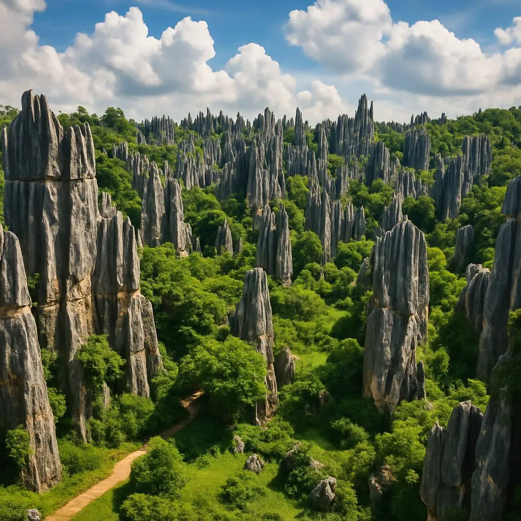 Каменный лес Шилиня и культуры Юньнани